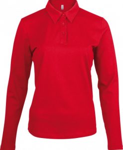 K247  Jersey Polo donna manica lunga  Kariban