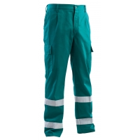 pantalone cotone verde HV P&P