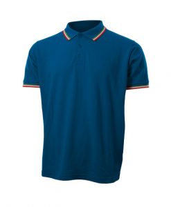 polo cotone tricolore
